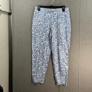 Isaac Mizrahi Live! Soho French Terry Jogger Pants Blue Animal, Petite Small